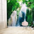 thumbnail image 1 of IDEA4WALL 6pcs Waterfall Peel and Stick Wallpaper Removable Wall Murals Large Wall Stickers for Home Decoration, 100"x24", 1 of 4