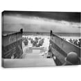 thumbnail image 1 of IDEA4WALL Canvas Print Wall Art - Vintage Photograph of The D-Day Normandy Landings - Rustic Portrait Fine Art for Home Decor - 16"x24", 1 of 4