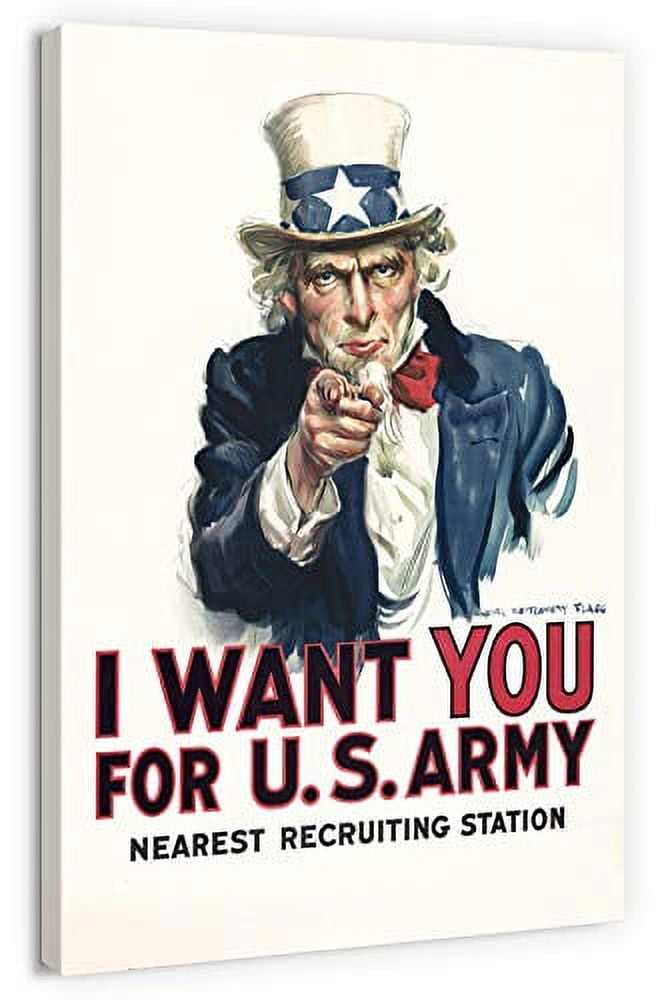 Alexandria Air Force Base Art - IDEA4WALL Canvas Print Wall Art Vintage World War I Poster Uncle Sam I Want You U S Army Retro Movie Series Art Paintings Home Decoration 16 X24 F6f42fa0 87d9 4fc3 84cf 1ec3387f6dd8.f2b3cc60d23f07434f3ab4dff1115ed4
