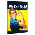 thumbnail image 1 of IDEA4WALL Canvas Print Wall Art - "We Can Do It" Rosie The Riveter World War II Wartime Poster - Retro Movie Series Art Paintings For Home Decoration - 32"x48", 1 of 4