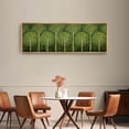 thumbnail image 1 of IDEA4WALL Extra Large Framed Canvas Print Wall Art Verdant Trees Patterns Green Plant Artwork Nature Wilderness Antique Retro Fine Art Decorative Relax/Calm for Home Decoration - 60"x20", 1 of 5