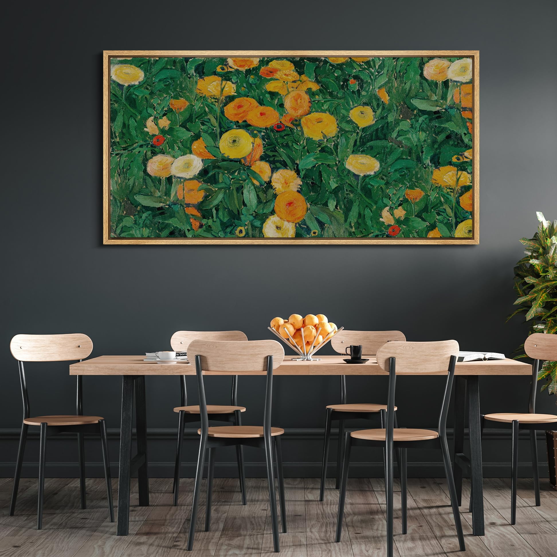 IDEA4WALL Extra Large Framed Canvas Print Wall Art Vintage