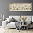 thumbnail image 1 of IDEA4WALL Extra Large Framed Canvas Print Wall Art Wildflower Meadow Watercolor Illustrations Colorful Fine Art Retro Floral Wall Decorative Oversized Artwork Relax/Calm for Living Room - 60"x20", 1 of 5