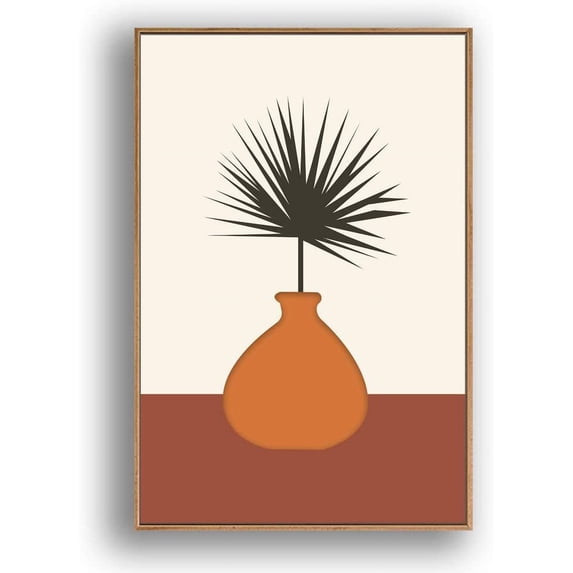 IDEA4WALL Framed Canvas Art Abstract Illustration Picture Prints for Modern Home Wall Decoration