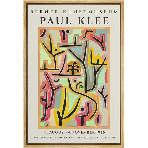 IDEA4WALL Framed Canvas Art Wall Decor Cotton Prints Exhibition Poster Master Aritst William Morris Illustrations Impressionism Traditional for Dorm Home Office - 24"x36"