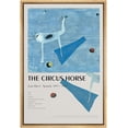 thumbnail image 1 of IDEA4WALL Framed Canvas Art Wall Decor The Circus Horse Master Aritst Joan Miro Oil Painting Minimalism Contemporary for Dorm Home Office - 24"x36", 1 of 4