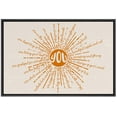 thumbnail image 1 of IDEA4WALL Framed Canvas Print Radiant Affirmations Uplifting Inspirational Quotes Illustrations Wall Art Abstract Contemporary Relax/Calm for Living Room, Bedroom, Office - 16"x24" BLACK, 1 of 5