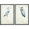 thumbnail image 1 of IDEA4WALL Framed Canvas Print Wall Art Heron Birds Design Illustrations Nature Animals Modern Art Decor Calm/Relax Bohemian Colorful Artwork for Living Room, Bedroom, Office -, 1 of 5