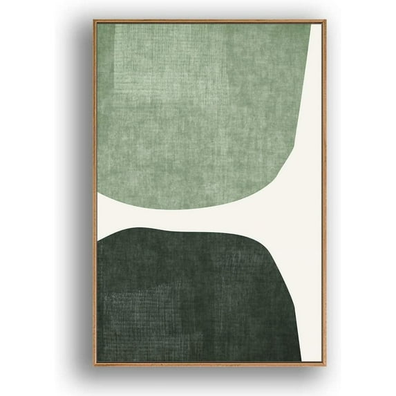 IDEA4WALL Framed Canvas Print Wall Art Multicolor Scientific Circle Diagram Geometric Shapes Illustrations Modern Art Chic Colorful for Living Room, Bedroom, Office - 16"x24" Natural