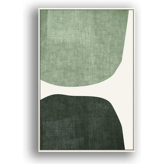 IDEA4WALL Framed Canvas Print Wall Art Multicolor Scientific Circle Diagram Geometric Shapes Illustrations Modern Art Chic Colorful for Living Room, Bedroom, Office - 16"x24" White