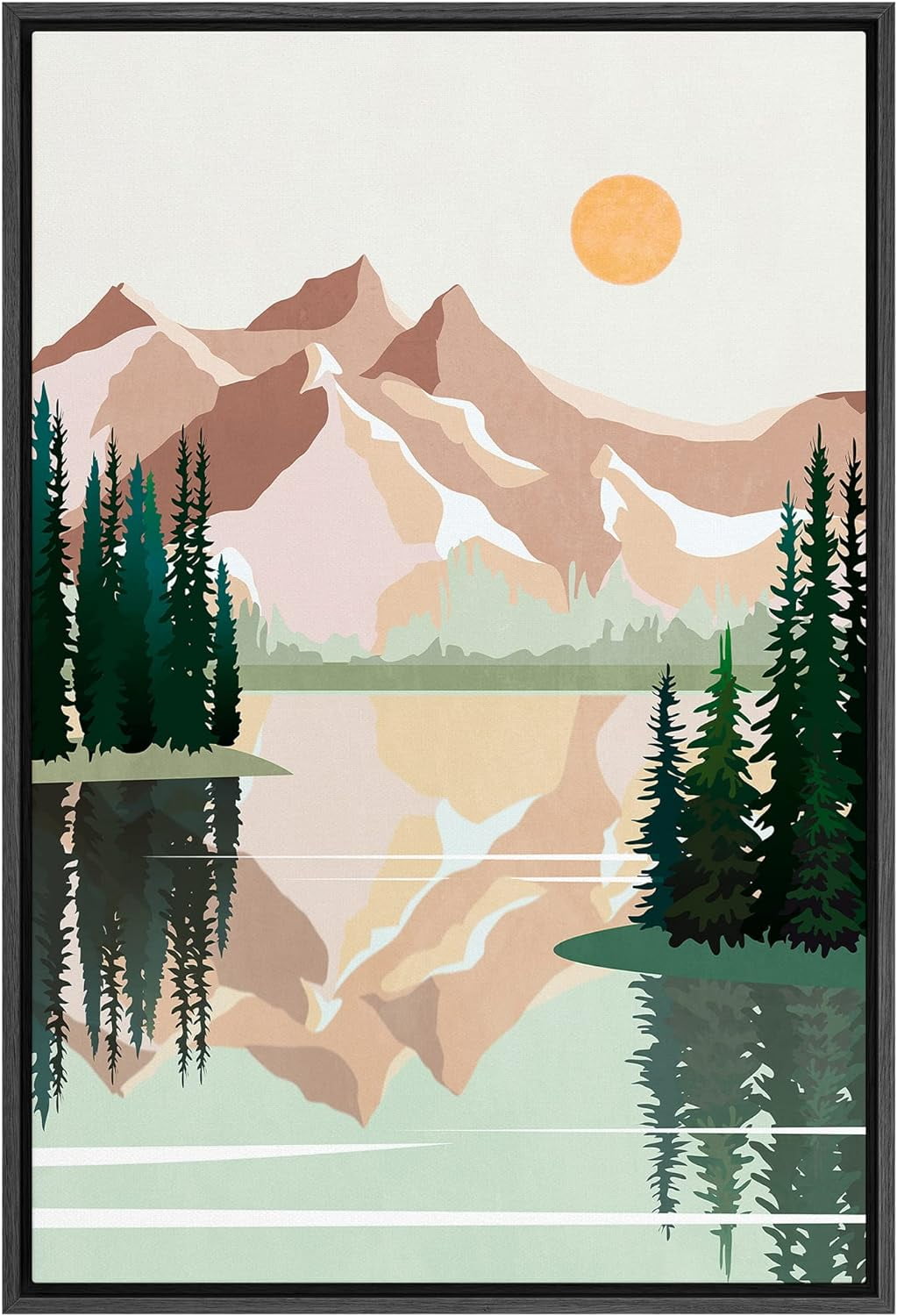 IDEA4WALL-Framed-Canvas-Print-
