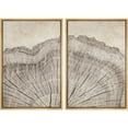 thumbnail image 1 of IDEA4WALL Framed Canvas Print Wall Art Set Oak Wood Tree Rings Nature Illustration Modern Art Decorative Geometric Natural Minimal Artwork for Living Room, Bedroom, Office -, 1 of 5