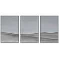 thumbnail image 1 of IDEA4WALL Framed Canvas Print Wall Art Set Pastel Watercolor Minimal Mountain Landscape Nature Abstract Art Contemporary Decorative for Living Room, Bedroom, Office - 24"x36"x3 White, 1 of 5