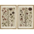 thumbnail image 1 of IDEA4WALL Framed Canvas Print Wall Art Set Wildflower Floral Botanical Fine Art Multicolor Flowers Pattern Vintage Art Farmhouse/Country Wall Decor for Living Room, Bedroom, Office - 16"x24"x2 Natural, 1 of 5