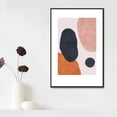 thumbnail image 1 of IDEA4WALL Framed Canvas Prints Wall Art Blue, Pink & Orange Textured Spots for Living Room, Bedroom, Office Ready to Hang - 16x24 inches, 1 of 4