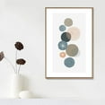 thumbnail image 1 of IDEA4WALL Framed Canvas Prints Wall Art Striped, Spiral & Dotted Circle Variety Geometric Shapes for Living Room, Bedroom, Office Ready to Hang - 16x24 inches, 1 of 4