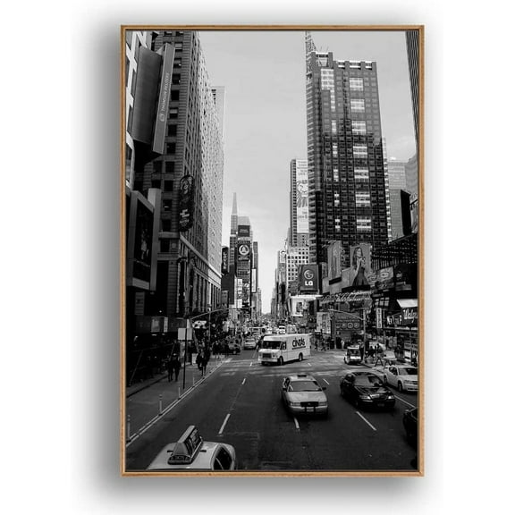 IDEA4WALL Framed Canvas Wall Art Beautiful Bridges in the City