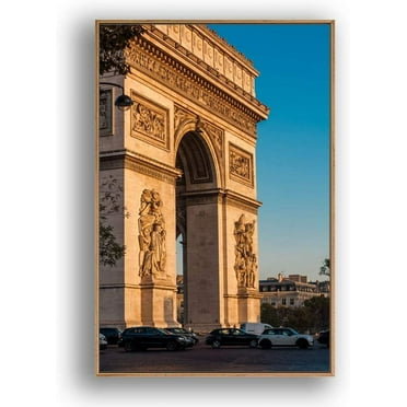 IDEA4WALL Framed Canvas Wall Art Beautiful Bridges in the City