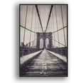 thumbnail image 1 of IDEA4WALL Framed Canvas Wall Art Beautiful Bridges in the City, 1 of 4