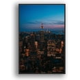 thumbnail image 1 of IDEA4WALL Framed Canvas Wall Art Beautiful Bridges in the City, 1 of 4