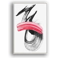 thumbnail image 1 of IDEA4WALL Framed Canvas Wall Art Brush Color Paint Strokes, 1 of 4