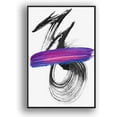 thumbnail image 1 of IDEA4WALL Framed Canvas Wall Art Brush Color Paint Strokes, 1 of 4