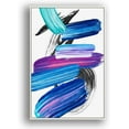 thumbnail image 1 of IDEA4WALL Framed Canvas Wall Art Brush Color Paint Strokes, 1 of 4