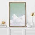 thumbnail image 1 of IDEA4WALL Framed Canvas Wall Art Up in The Green Sky Nature Clouds Photography Modern Art Contemporary Relax/Calm Landscape Print for Living Room, Bedroom, Office - 24"x36" Natural, 1 of 5