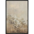 thumbnail image 1 of IDEA4WALL Framed Canvas Wall Art Industrial Botanical Pattern Illustrations Neutral Tone Print Abstract Forest Digital Art Relax/Calm Cool for Living Room, Bedroom, Office - Black 16"x24", 1 of 5