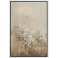 thumbnail image 1 of IDEA4WALL Framed Canvas Wall Art Industrial Botanical Pattern Illustrations Neutral Tone Print Abstract Forest Digital Art Relax/Calm Cool for Living Room, Bedroom, Office - White 16"x24", 1 of 5
