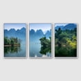 thumbnail image 1 of IDEA4WALL Framed Canvas Wall Art for Living Room, Bedroom Beautiful Nature Norway Landscape Canvas Prints for Modern Home Decoration Ready to Hang - 16"x24"x3 Panels, 1 of 4
