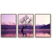 IDEA4WALL Framed Canvas Wall Art for Living Room, Bedroom Beautiful Nature Norway Landscape Canvas Prints for Modern Home Decoration Ready to Hang - 16"x24"x3 Panels