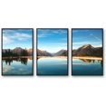 thumbnail image 1 of IDEA4WALL Framed Canvas Wall Art for Living Room, Bedroom Beautiful Nature Norway Landscape Canvas Prints for Modern Home Decoration Ready to Hang - 24"x36"x3 Panels, 1 of 4
