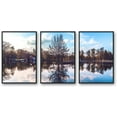 thumbnail image 1 of IDEA4WALL Framed Canvas Wall Art for Living Room, Bedroom Beautiful Nature Norway Landscape Canvas Prints for Modern Home Decoration Ready to Hang - 24"x36"x3 Panels, 1 of 4