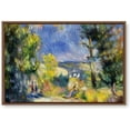 thumbnail image 1 of IDEA4WALL Framed Canvas Wall Art for Living Room, Bedroom La Grenouillere by Pierre-Auguste Renoir Canvas Prints for Modern Home Decoration Ready to Hang, 1 of 4