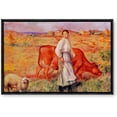 thumbnail image 1 of IDEA4WALL Framed Canvas Wall Art for Living Room, Bedroom La Grenouillere by Pierre-Auguste Renoir Canvas Prints for Modern Home Decoration Ready to Hang, 1 of 4
