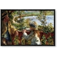 thumbnail image 1 of IDEA4WALL Framed Canvas Wall Art for Living Room, Bedroom La Grenouillere by Pierre-Auguste Renoir Canvas Prints for Modern Home Decoration Ready to Hang, 1 of 4