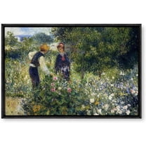 IDEA4WALL Framed Canvas Wall Art for Living Room, Bedroom La Grenouillere by Pierre-Auguste Renoir Canvas Prints for Modern Home Decoration Ready to Hang