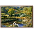thumbnail image 1 of IDEA4WALL Framed Canvas Wall Art for Living Room, Bedroom La Grenouillere by Pierre-Auguste Renoir Canvas Prints for Modern Home Decoration Ready to Hang, 1 of 4