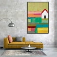 thumbnail image 1 of IDEA4WALL Framed Canvas Wall Art Minimalist Abstract Theme Painting Prints for Modern Home Decoration Ready to Hang, 1 of 4