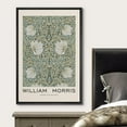 thumbnail image 1 of IDEA4WALL Framed Canvas Wall Art Pimpernel Flowers by William Morris Historic Cultural Paint Fine Art Traditional Scenic Colorful Poster for Living Room, Bedroom, Office - 16"x24" Black, 1 of 5