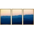 thumbnail image 1 of IDEA4WALL Framed Canvas Wall Art Yellow Orange Sky with Blue Green Mountains Landscape Wilderness Photography Minimalism Modern Scenic Colorful for Living Room, Bedroom, Office, 1 of 5