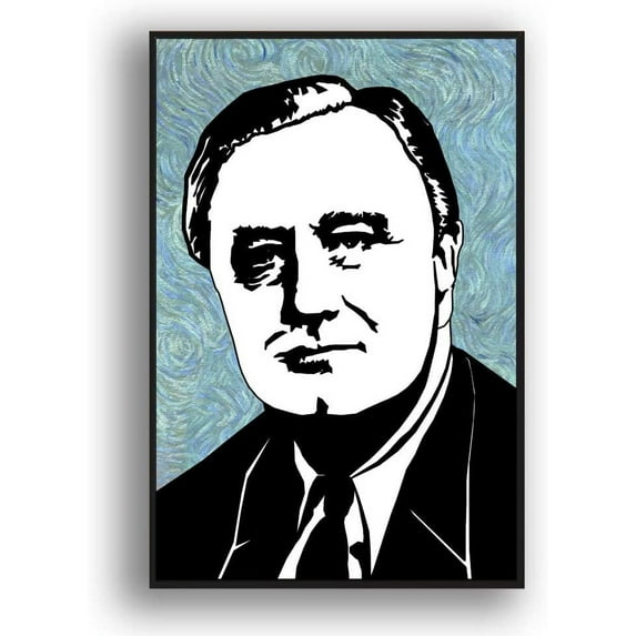 IDEA4WALL Framed Canvas Wall Art for Living Room, Bedroom America President Canvas Prints for Modern Home Decoration Ready to Hang