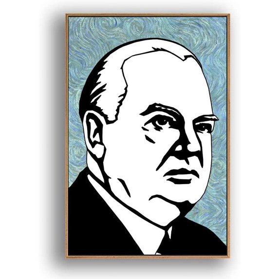 IDEA4WALL Framed Canvas Wall Art for Living Room, Bedroom America President Canvas Prints for Modern Home Decoration Ready to Hang
