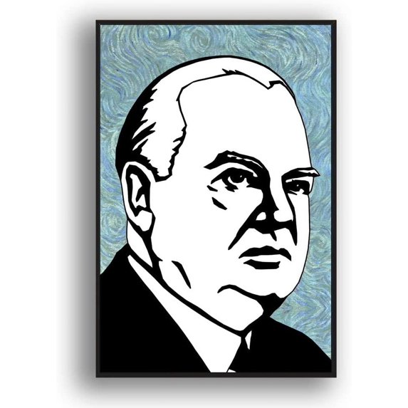 IDEA4WALL Framed Canvas Wall Art for Living Room, Bedroom America President Canvas Prints for Modern Home Decoration Ready to Hang