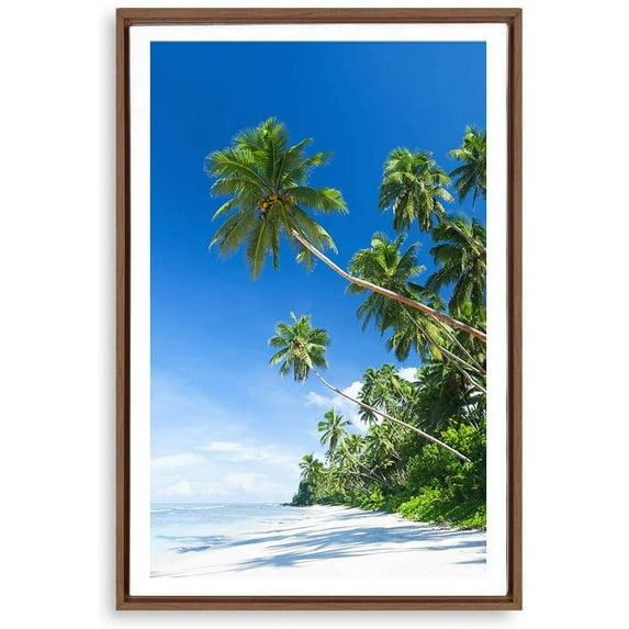 IDEA4WALL Framed Canvas Wall Art for Living Room, Bedroom Beautiful Beach Canvas Prints for Modern Home Decoration Ready to Hang