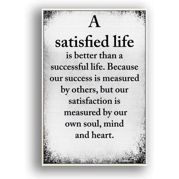 IDEA4WALL Framed Canvas Wall Art for Living Room, Bedroom Beautiful Quotes Canvas Prints for Modern Home Decoration Ready to Hang
