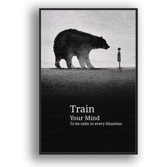 IDEA4WALL Framed Canvas Wall Art for Living Room, Bedroom Beautiful Quotes Canvas Prints for Modern Home Decoration Ready to Hang