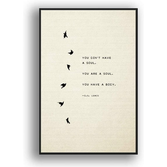 IDEA4WALL Framed Canvas Wall Art for Living Room, Bedroom Beautiful Quotes Canvas Prints for Modern Home Decoration Ready to Hang