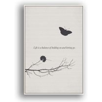 IDEA4WALL Framed Canvas Wall Art for Living Room, Bedroom Beautiful Quotes Canvas Prints for Modern Home Decoration Ready to Hang